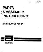 Ag-Chem AG710607 Parts Book - 400 Skid (sprayer)