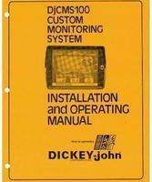 AGCO AG711636 Operator Manual - DjCMS100 Custom Monitor System