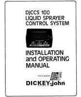 AGCO AG711958 Operator Manual - CCS100 / DjCCS100 Control System (for liquid sprayer)
