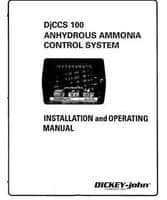 Spra-Coupe AG712396 Operator Manual - CCS100 / DjCCS100 Control System (for anhydrous ammonia)