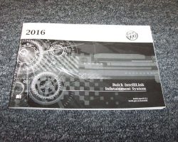 2016 Buick Regal Intellilink Infotainment Manual