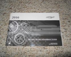 2016 Chevrolet Tahoe & Suburban Mylink Infotainment System Manual
