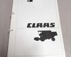 Claas Jaguar 980 Self-Propelled Harvester Service Manual