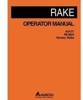 AGCO FEL166437A Operator Manual - RK3824 Rake