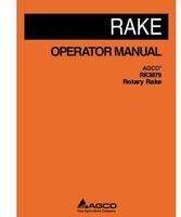 AGCO FEL166438A Operator Manual - RK3879 Rake