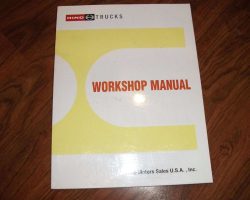 2008 Hino 165 Truck Service Manual
