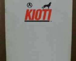 Kioti CS2410 Wheel Tractor Service Manual
