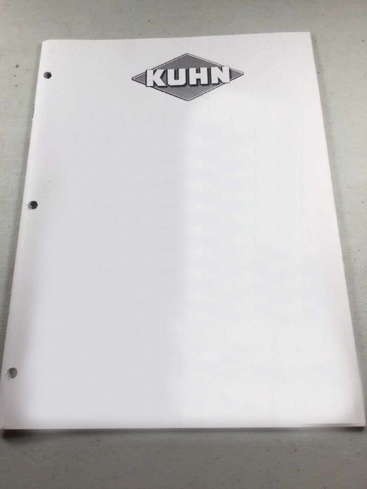 Kuhn GMD 66 Mower Shredder Parts Catalog