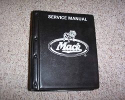 1994 Mack Truck CL Series Service Manual