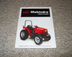 Mahindra 4005 Wheel Tractor Operator's Manual