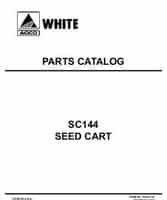 White Planter N34611-01 Parts Book - SC144 Seed Cart