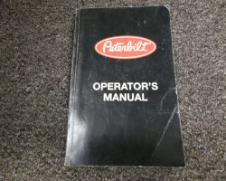 1973 Peterbilt 200 Series Trucks Operators's Manual