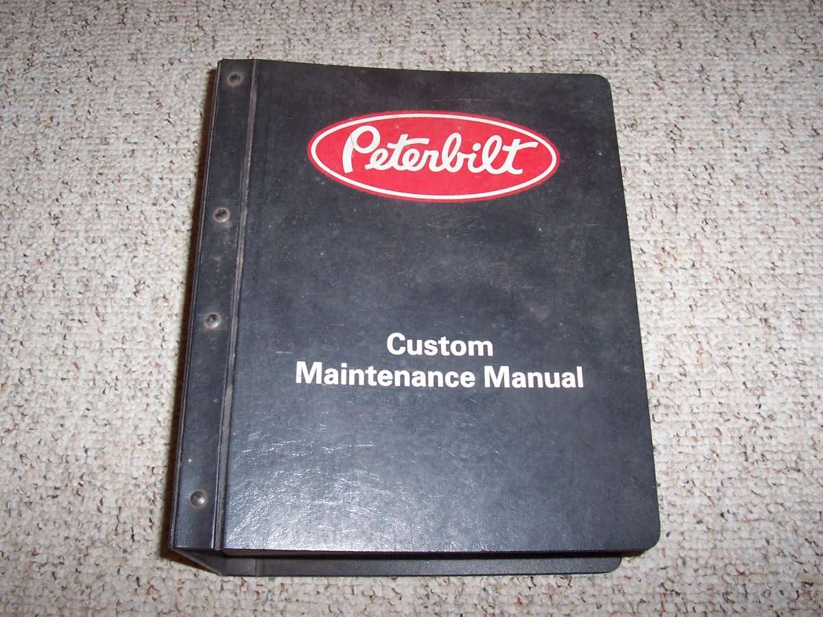 1987 Peterbilt 359 Series Trucks Service Manual