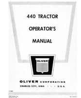 White S1-4-27 Operator Manual - 440 Tractor