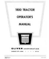 White S1-4-29 Operator Manual - 1800 Tractor