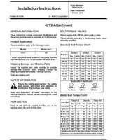 AGCO SN997847B Operator Manual - 4213 Coulter Chisel Plow Attachments