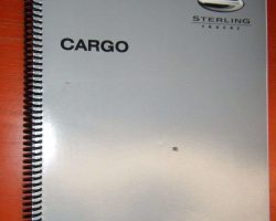 2009 Sterling Cargo Truck Maintenance Manual