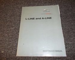 1999 Sterling L-Line Truck Maintenance Manual