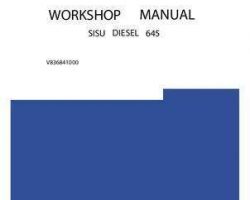 Massey Ferguson 645 Sisu Diesel Engine Service Manual
