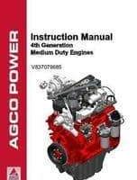 Spra-Coupe V837079685 Operator Manual - AGCO Power 33 / 44 Engine (4th generation medium duty)