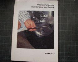 1981 Volvo F6 Models Truck Operator's Manual