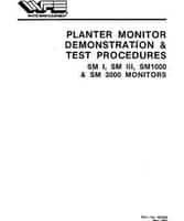 White W437248 Operator Manual - SM1000 / SM3000 Seed Monitor (test procedure)
