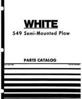 White W438195A Parts Book - 549 Moldboard Plow (semi-mounted)