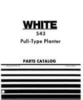 White Planter W438213 Parts Book - 543 Planter (pull type)