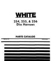 White W438226 Parts Book - 254 / 255 / 256 Disc Harrow