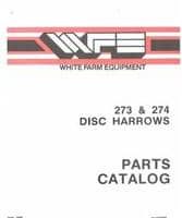 White W438255 Parts Book - 273 / 274 Disc Harrow