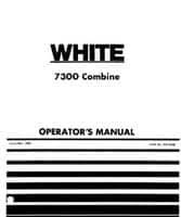 White W446555B Operator Manual - 7300 Combine