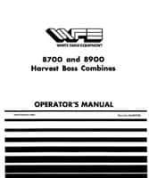 White W446570A Operator Manual - 8700 / 8900 Combine