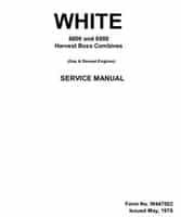 White W447502 Service Manual - 8600 / 8800 Combine (engine)