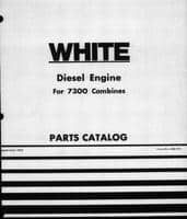 White W448075 Parts Book - 7300 Combine Diesel Engine (eff combine sn 33317)