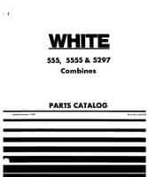 White W448078 Parts Book - 5297 / 555 / 5555 Combine