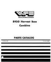 White W448093 Parts Book - 8920 Combine