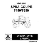 Spra-Coupe WR128723 Operator Manual - 7450 / 7650 Sprayer (chassis, 2005)