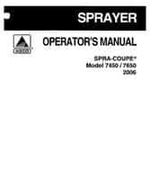 Spra-Coupe WR136108A Operator Manual - 7450 / 7650 Sprayer (chassis, 2006)