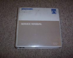 1989 WhiteGMC WG Series Truck Service Manual