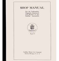 1919 Cadillac Type 57 Service Manual