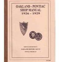 1927 Pontiac Models Service Manual