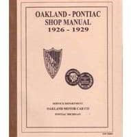 1926 Pontiac Models Service Manual