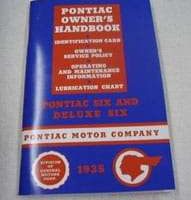 1935 Pontiac Six & Deluxe Six Owner's Manual
