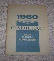 1960 Cadillac 6200 Series Shop Service Manual Supplement