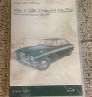 1962 Jaguar Mark X Models & 420G Parts Catalog & Service Manual DVD