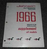 1966 Johnson 90 HP Outboard Motor Service Manual Supplement
