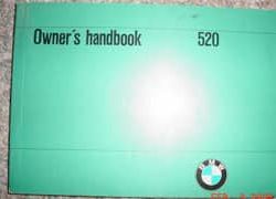 1973 BMW 520 Owner's Manual