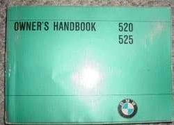 1974 BMW 520, 525 Owner's Manual