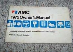 1975 AMC Gremlin Owner's Manual
