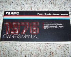 1976 AMC Pacer Owner's Manual